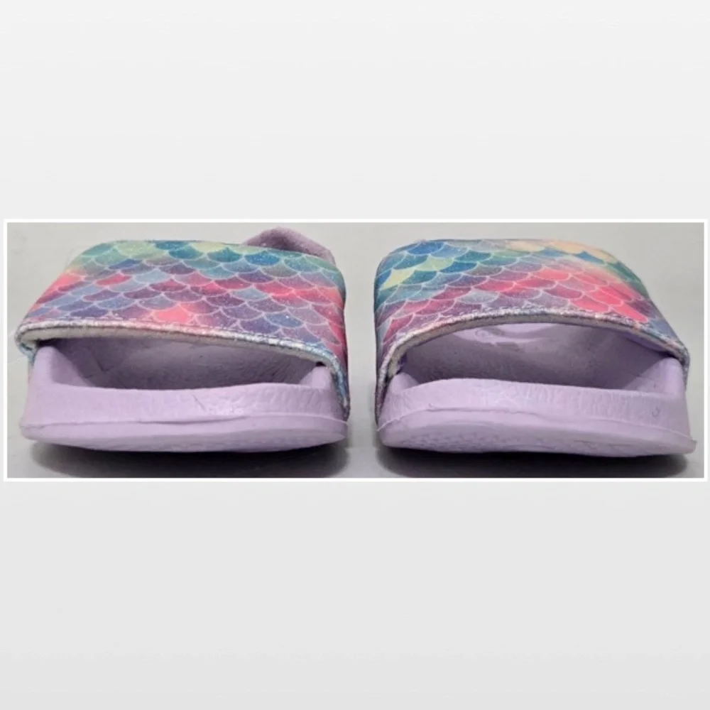 New Wave Zone Shoes Kid Size 6 7 Toddler Girls Mermaid Purple Sandal NWT